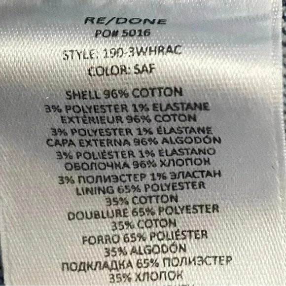 REDONE Jeans 90s High Rise Straight Crop 70s As F**CK REVOLVE Raw Hem - Picture 13 of 16